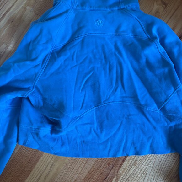 Scuba Oversized Funnel Neck Half Zip Blue Nile XL/XXL - Picture 5 of 5